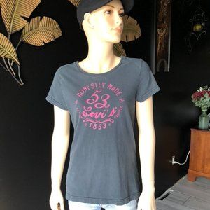 Faded Black Short-Sleeve Levi's T-Shirt